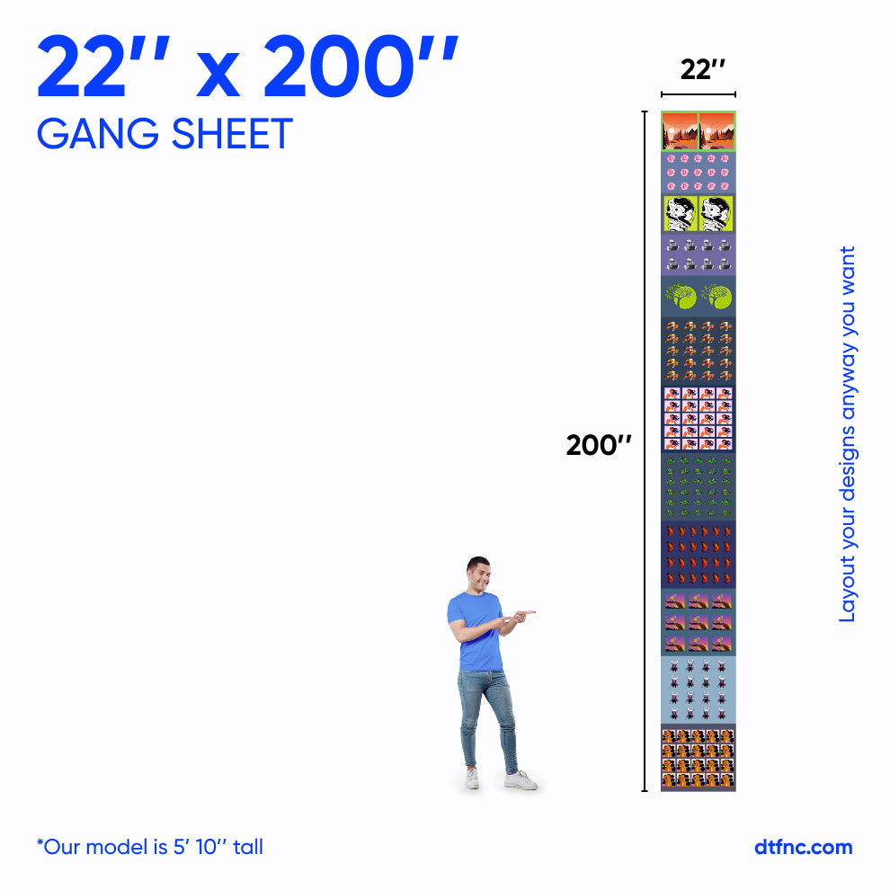 DTF Transfers - Graphics Team Built Gangs
