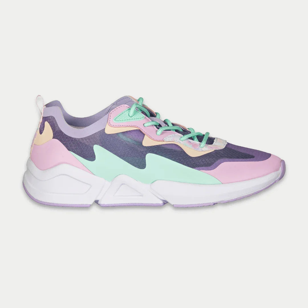 LA Gear Women's Mid-City Lowtop | Lavender x Pink